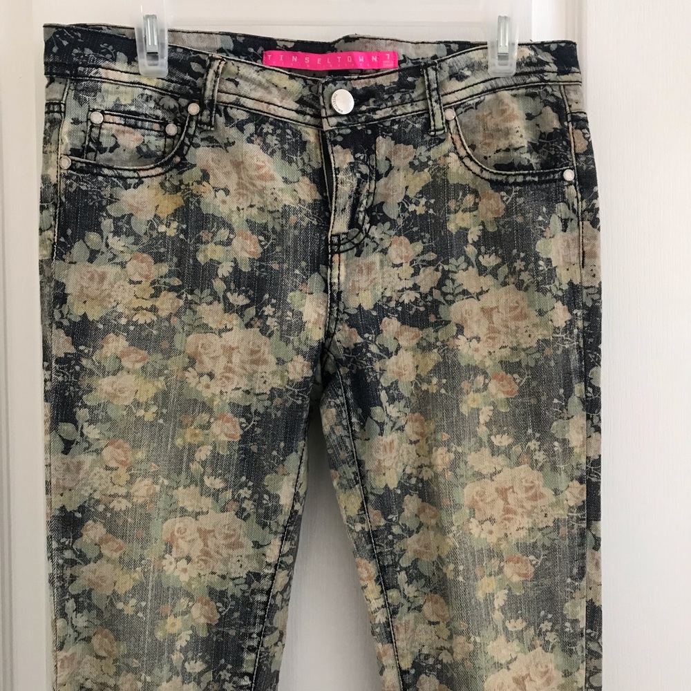 Cute Floral Jeans